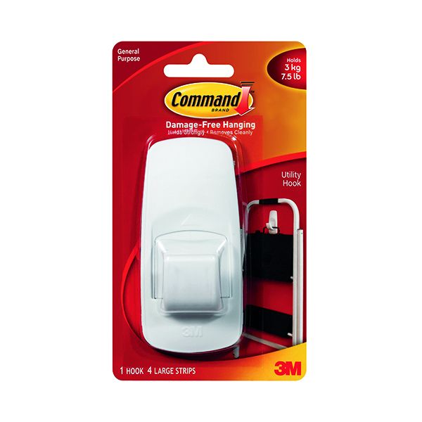 3M Command Jumbo Hook/Strips 17004 image