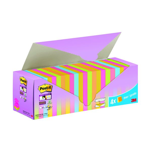 Post-it Stky Z-Note Colour 76x76mm image