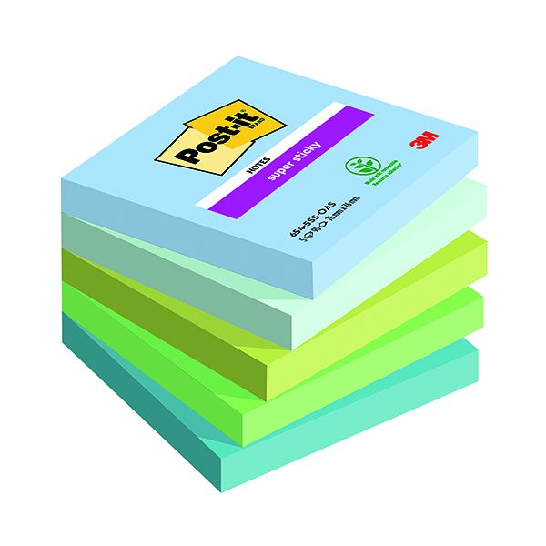 Post-it Oasis 76x76mm 90 Sheet Pk5 image