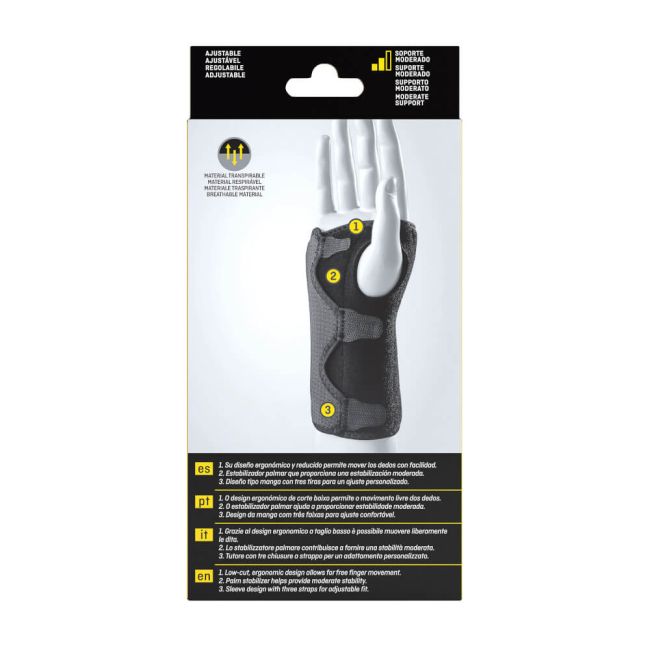 Futuro Comfort Stabilizing Wrist Brace Adjustable 14-21cm Grey 10770SPEI image 7