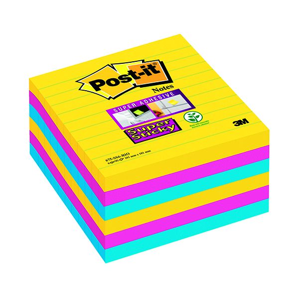 Postit Ss Notes Rio Lined 101x101 P6 image
