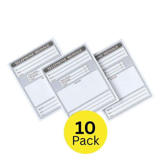 5 Star Office Telephone Message Pad 160pp 127x102mm (Pack of 10)