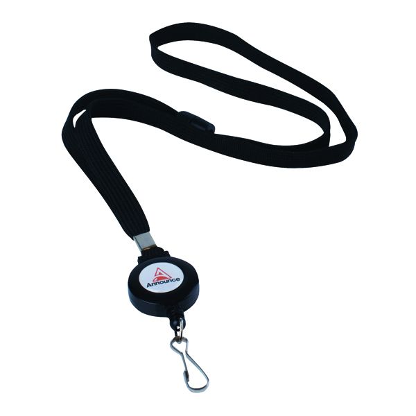 Announce Textile Lanyard+Bdg Rl P10 image