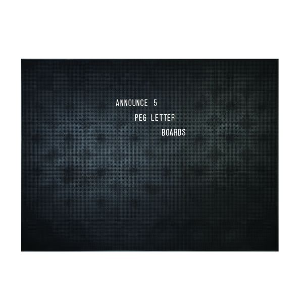 Announce Peg Lttr Board 1225x920mm image