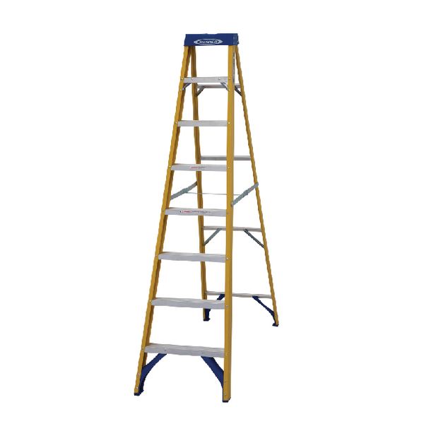Abru Fibreglass Sbck Stepladder 8Trd image