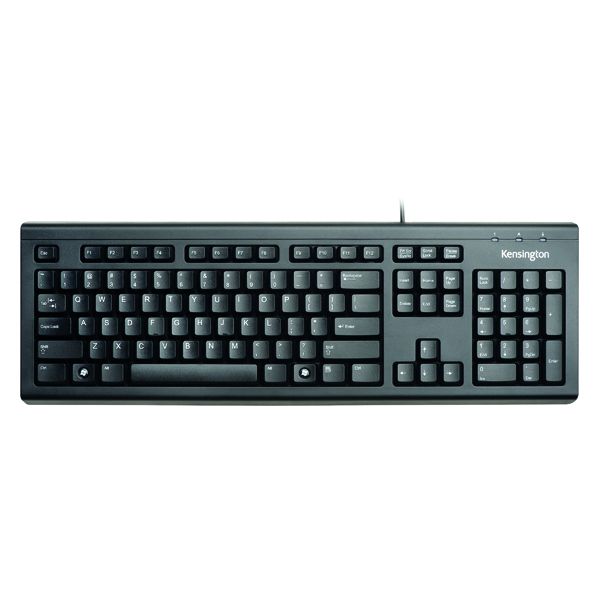 Kensington Black Wired USB Keyboard image