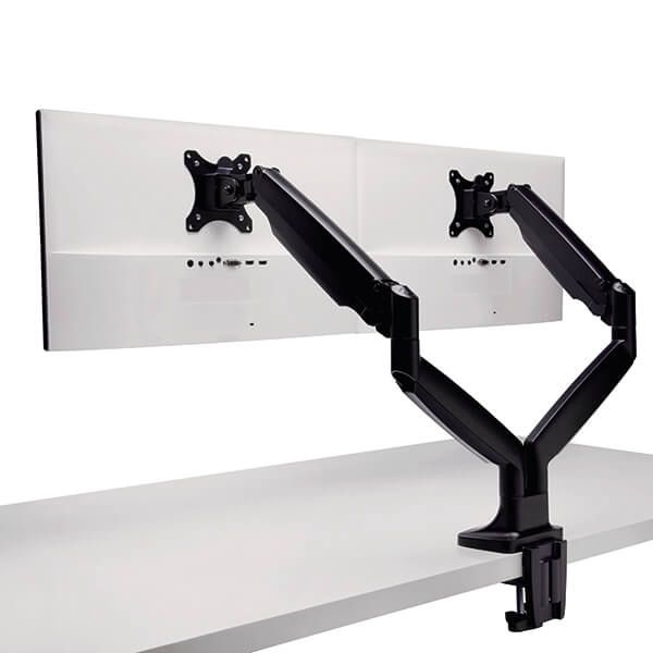 Kensington SmartFit Dual Mon Arm Blk image