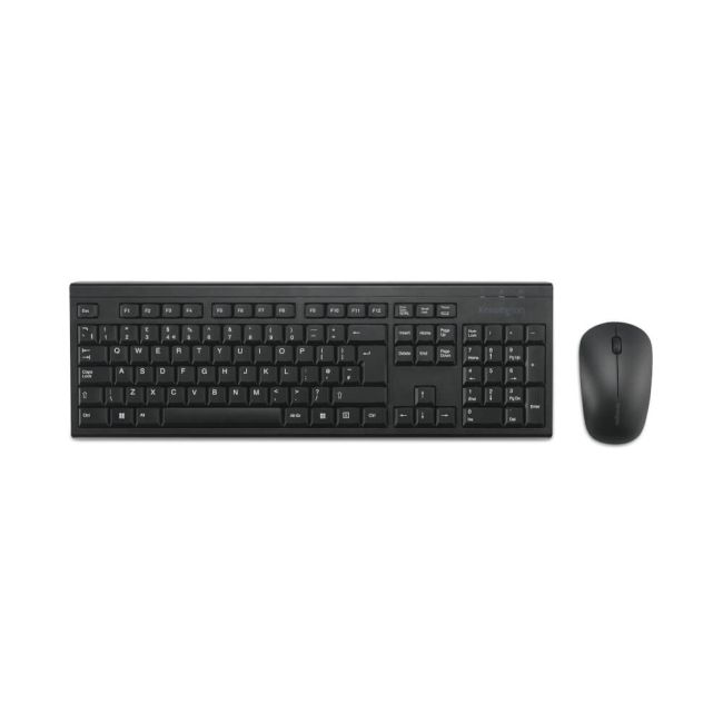 Kensington KM150 EQ Wireless Keyboard and Mouse Set Black K75562UK image 2