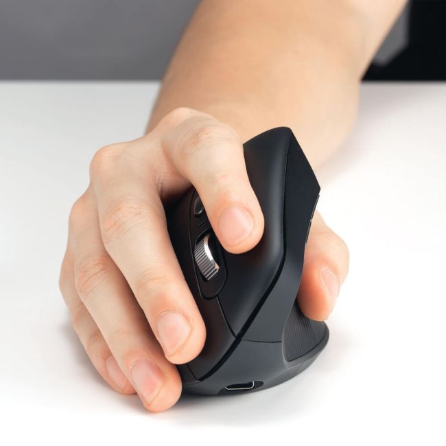 Kensington Pro Fit Ergo MY630 EQ Vertical Wireless Rechargeable Mouse Black K72482WW image 9