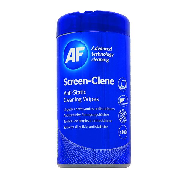 Af Screen-Clene 100 Wipes Ascr100T image