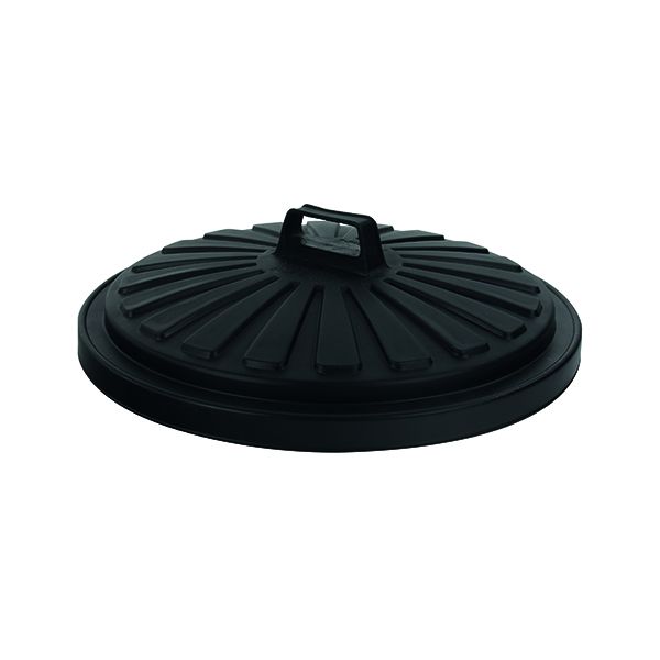 Addis Bin Lid Round Blk For 90L Base image