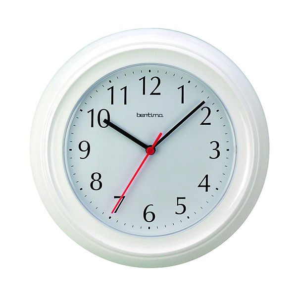 Acctim Wycombe Wall Clock Wht 21412 image