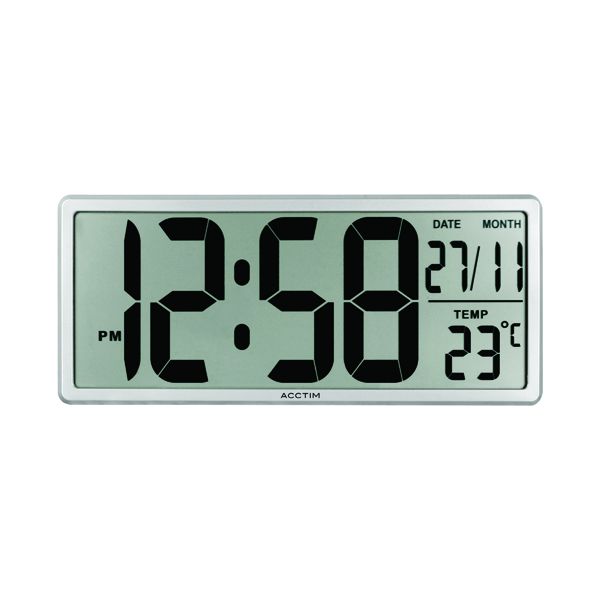 Acctim DK LCD Wll/Dsk Clock Autoset image