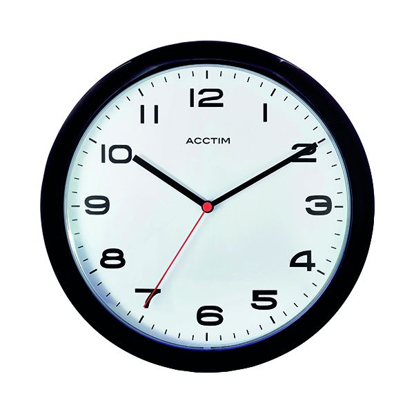 Acctim Aylesbury Wall Clock Blk image