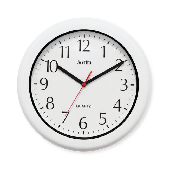 Acctim Oceana Outdoor Wall Clock White 30cm 93/701 image 1