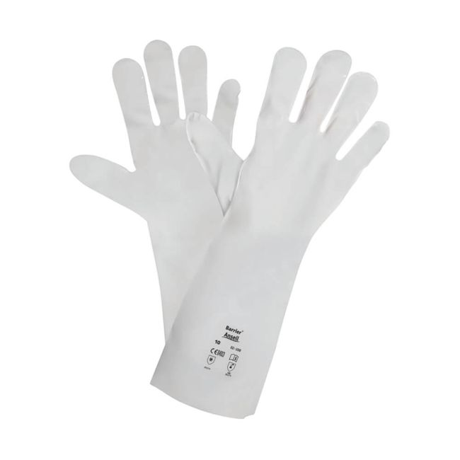 Ansell Barrier Gloves1Pr White Size S AN02-100S image 1