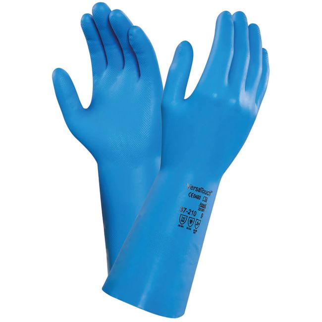Ansell Versatouch Gloves 1Pr Blue Size Small AN37-210S image 1