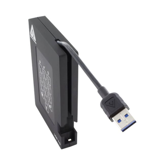 Apricorn Aegis Fortress SSD USB 3.0 2TB Black A253PL256S2000F image 4