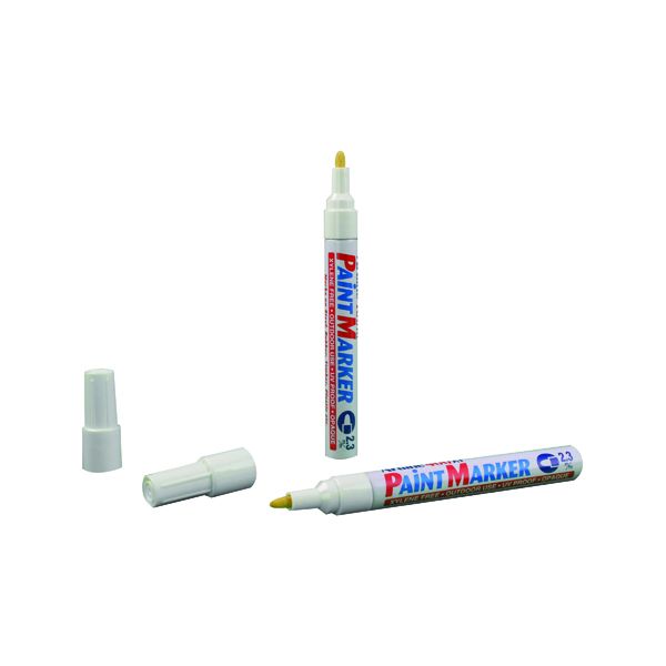 Artline 400 Wht B/Tip Paintmark Pk12 image