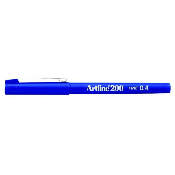 Artline Pen 0.4Mm Tip Blue 200 image