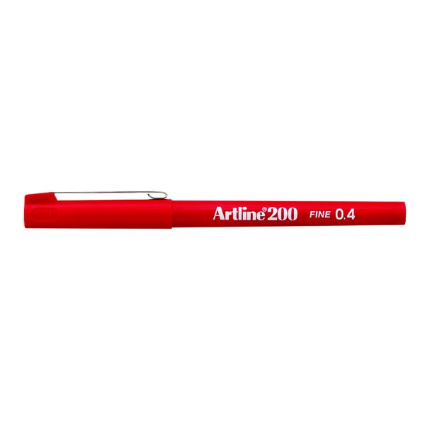 Artline 200 Pens Red Packed image