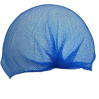 Aburnet HairTite Standard Blue Metal-Free Hairnets (Pack of 100) image 1