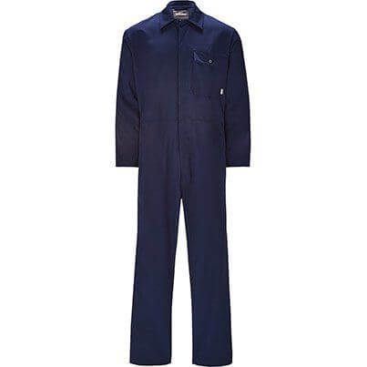 Trojan Men's Navy Stud-Front Overalls M T image 1
