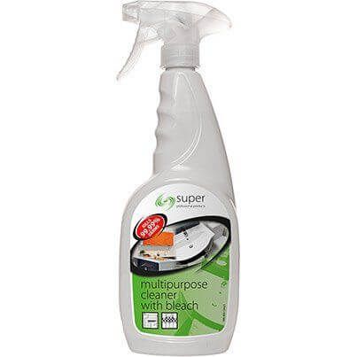 Super Professional Products Multipurpose Bleach Spray 750ml (Pack of 6) image 1