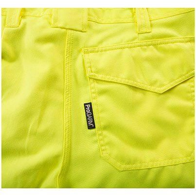 Progarm 7418 Men's Yellow Hi-Vis Arc-Trousers with Kneepad Pockets 30R image 2