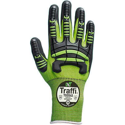 Traffi TG5545 Nitrile-Coated Impact Gloves 7 image 1
