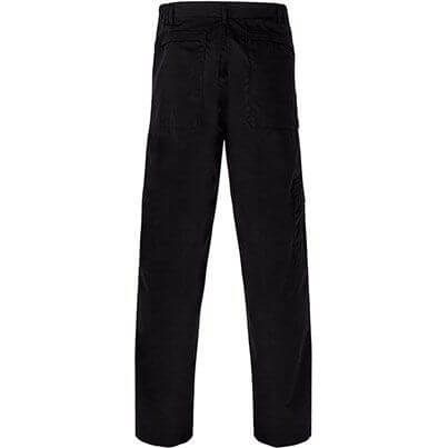 Trojan Men's Black Action Work Trousers 38S image 2
