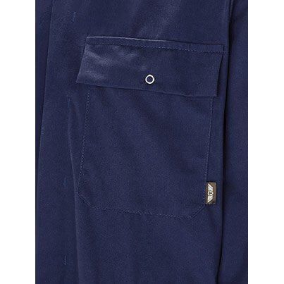 Trojan Men's Navy Stud-Front Overalls S T image 3
