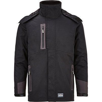 Trojan Men's Black/Grey Multi Waterproof Jacket L image 1