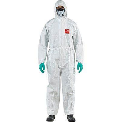Ansell AlphaTec 2500 Standard Model 111 White Chemical Coverall XL image 1
