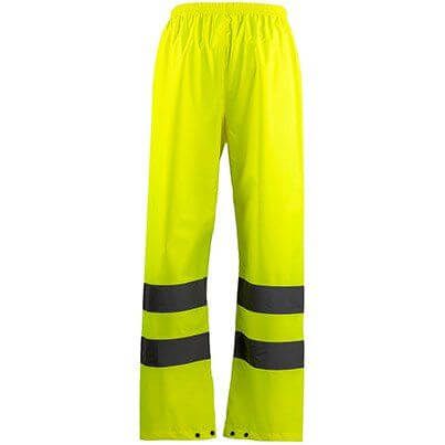 Arco Yellow Waterproof Hi-Vis Overtrousers M image 2