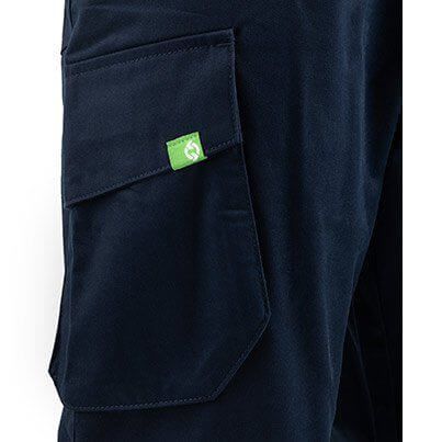 Arco Responsible Men's Navy Cargo Trousers with Kneepad Pockets 34R image 3