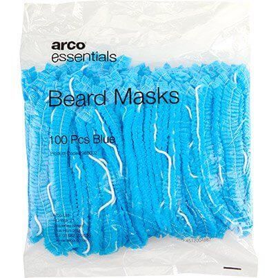 Arco Essentials Blue Beard Nets (Pack of 100) image 2
