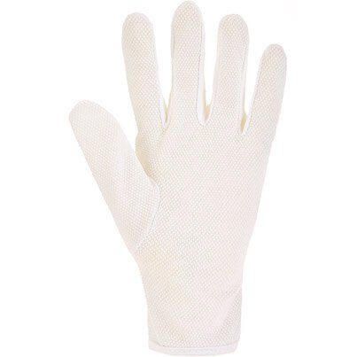 Arco White Cotton PVC-Microdot Gloves Large (Pack of 12) image 2