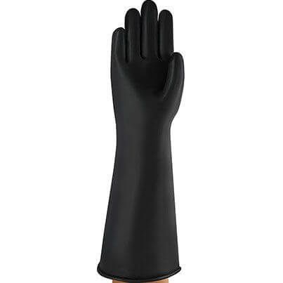 Ansell AlphaTec 87-104 Blk Latex Chemical-Resistant Gloves 8 image 2