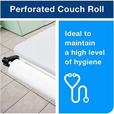Tork Advanced C1 White Couch Roll (Pack of 9) image 3