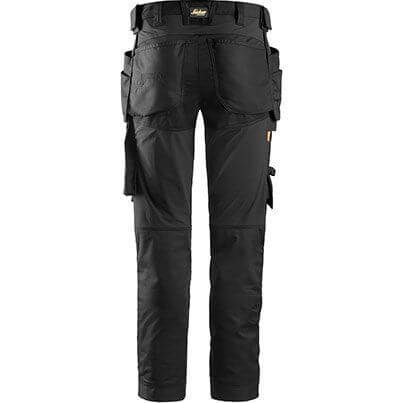 Snickers Workwear AllroundWork 6241 Men's Black Trousers with Holster Pockets 33S 096 image 2