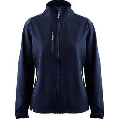 Arco Responsible Women's Navy Softshell Jacket 16 image 1