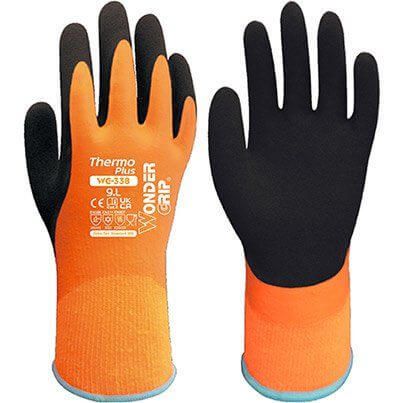 Wonder Grip WG-338 Thermo Plus Latex-Coated Thermal Cut-Resistant Gloves  XL (Pack of 12) image 3