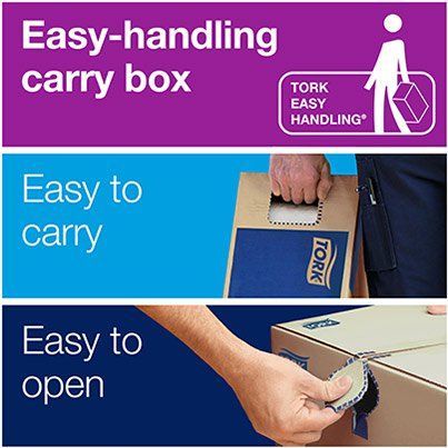 Tork White Combi Basic Paper Towel Roll 340m (Pack of 2) image 2