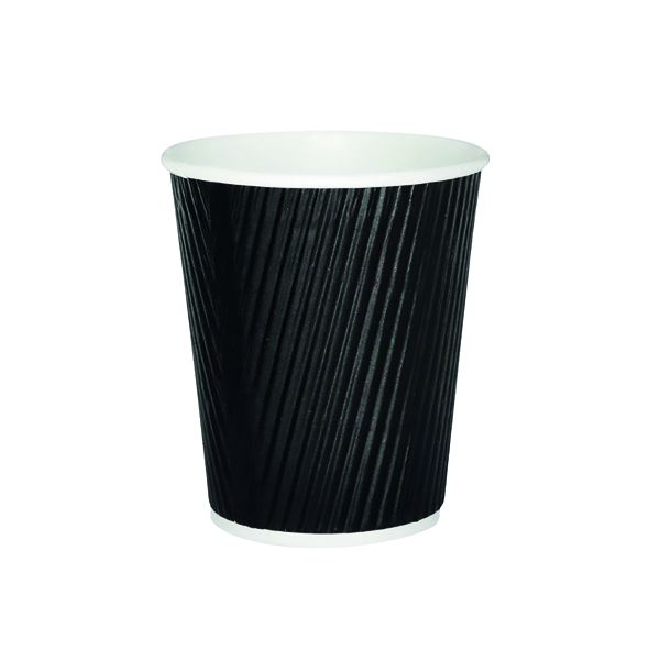 Black Ripple Cup 8Oz Pk500 image