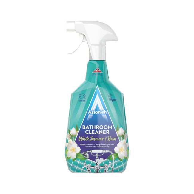 Astonish Bathroom Cleaner White Jasmine and Basil 750ml (Pack of 12) AST09716 image 1