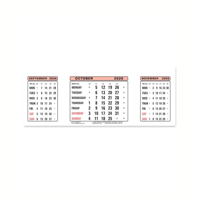 At-A-Glance Calendar Refill 2026 3SR26 image 1