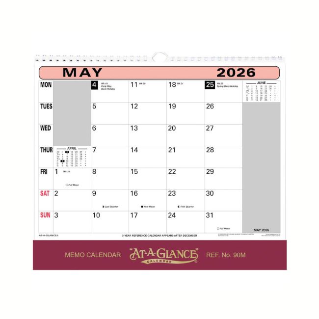 At-A-Glance Wall Calendar 2026 90M26 image 3