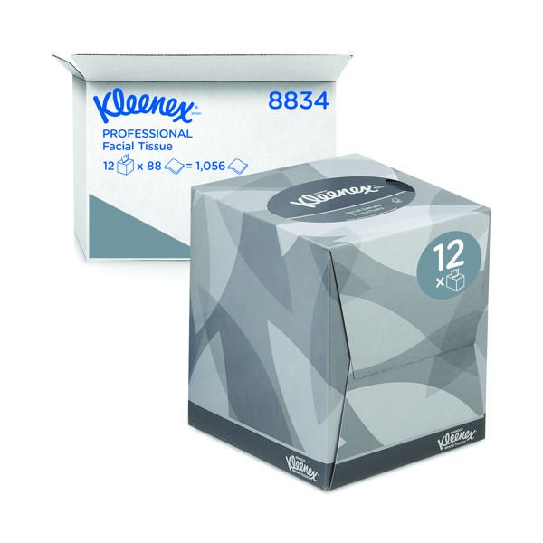 Kleenex Facial Tissue Cube Wht 90Sht image