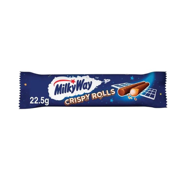 Mars Milky Way Milk Chocolate Crispy Rolls 22.5g (Pack of 24) 100540 image 1